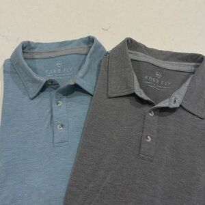 Free Fly Bundle of Men’s Bamboo Performance Polo Shirts Size XXL